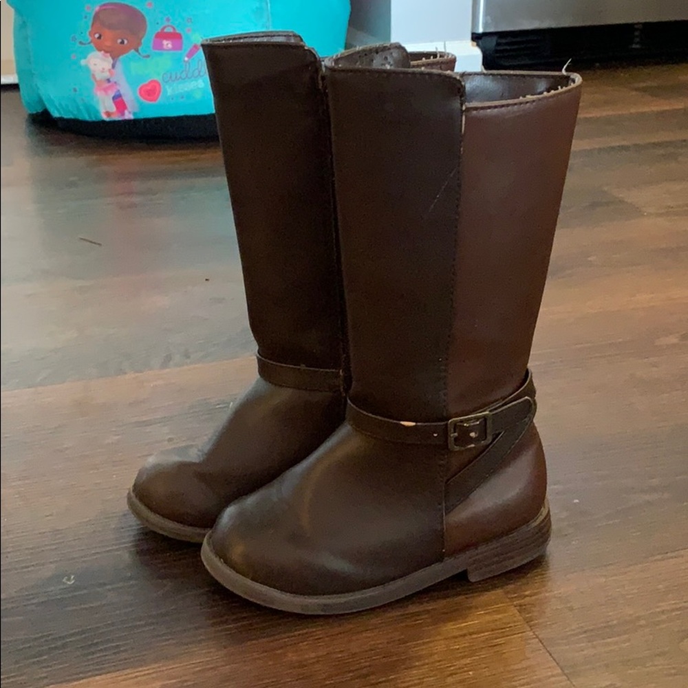 Kids Tall Brown Boots